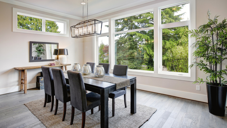 beige rug with gray chairs