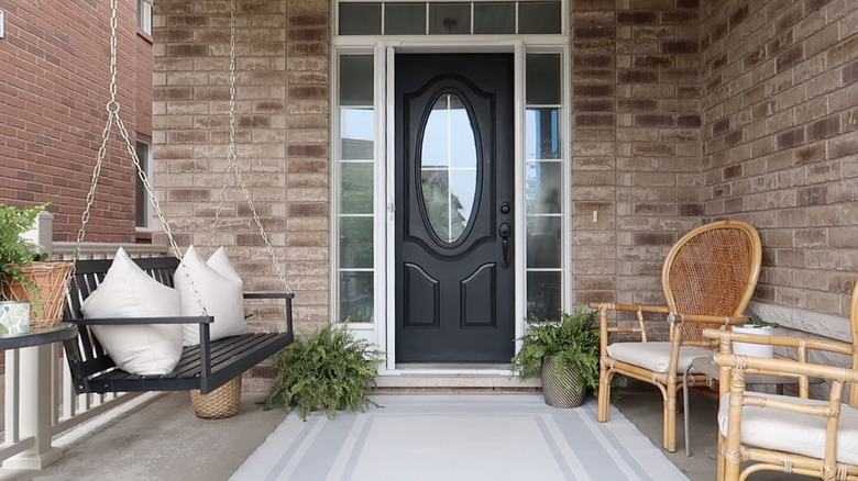 Cute suburban porch