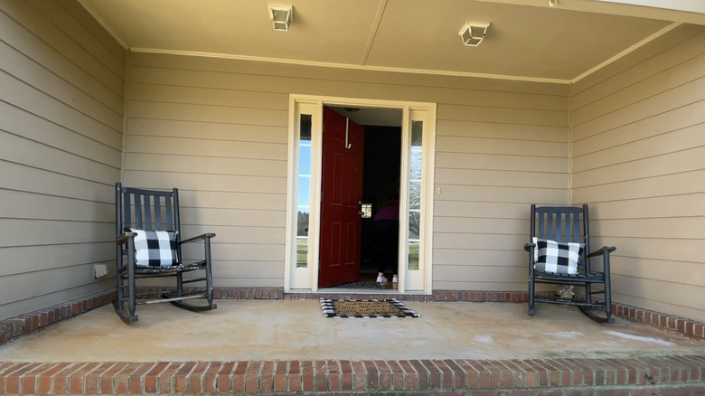 Rocking chairs on front porch