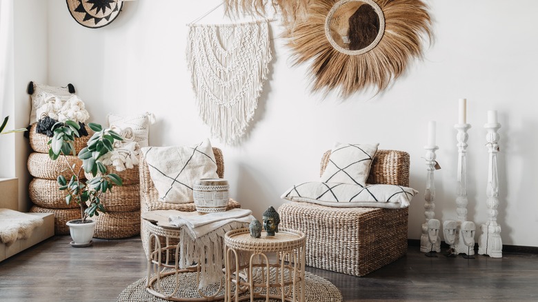 boho-style room