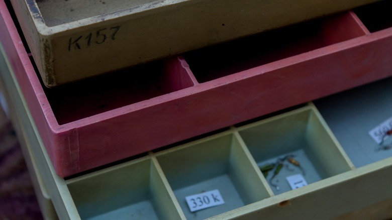 drawers with organizers 