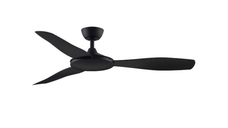 Black ceiling fan