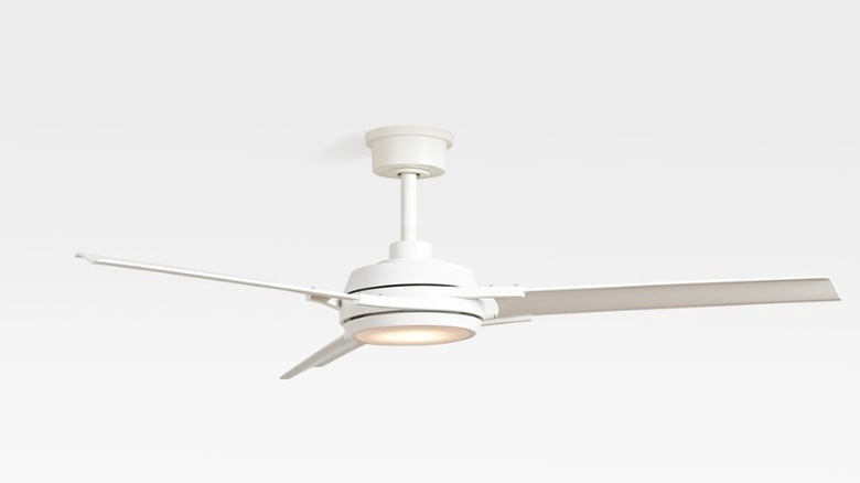 White ceiling fan