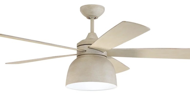 Concrete ceiling fan