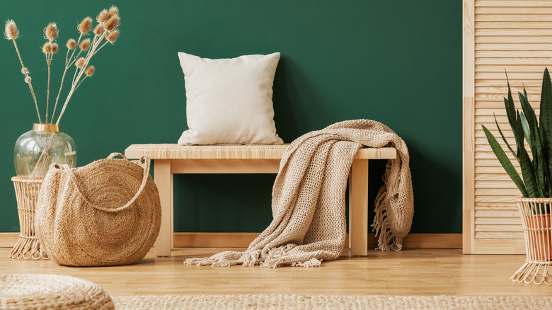 rattan throw blanket