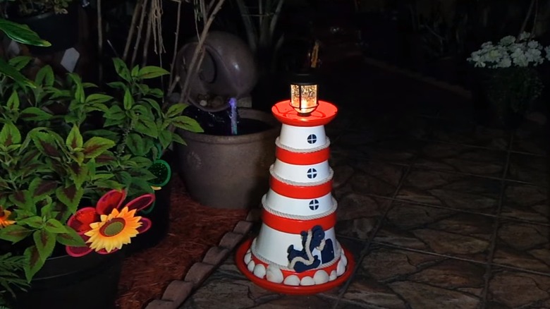 garden lighthouse