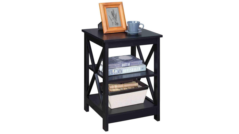 black end table