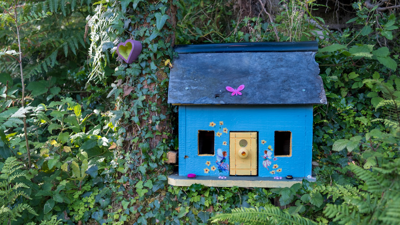 Fairy home in fairy garden