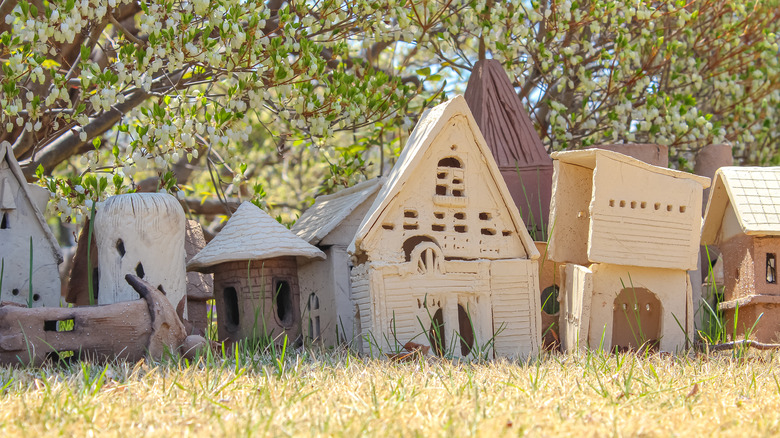 Town in fairy garden