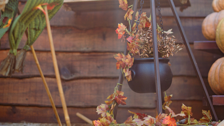 Fall fairy garden