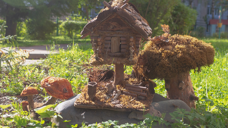 Creature in fairy garden