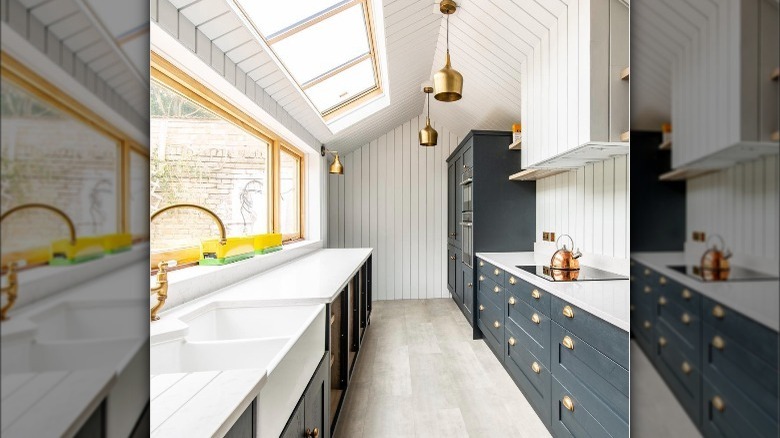 Farmhouse galley kitchen 