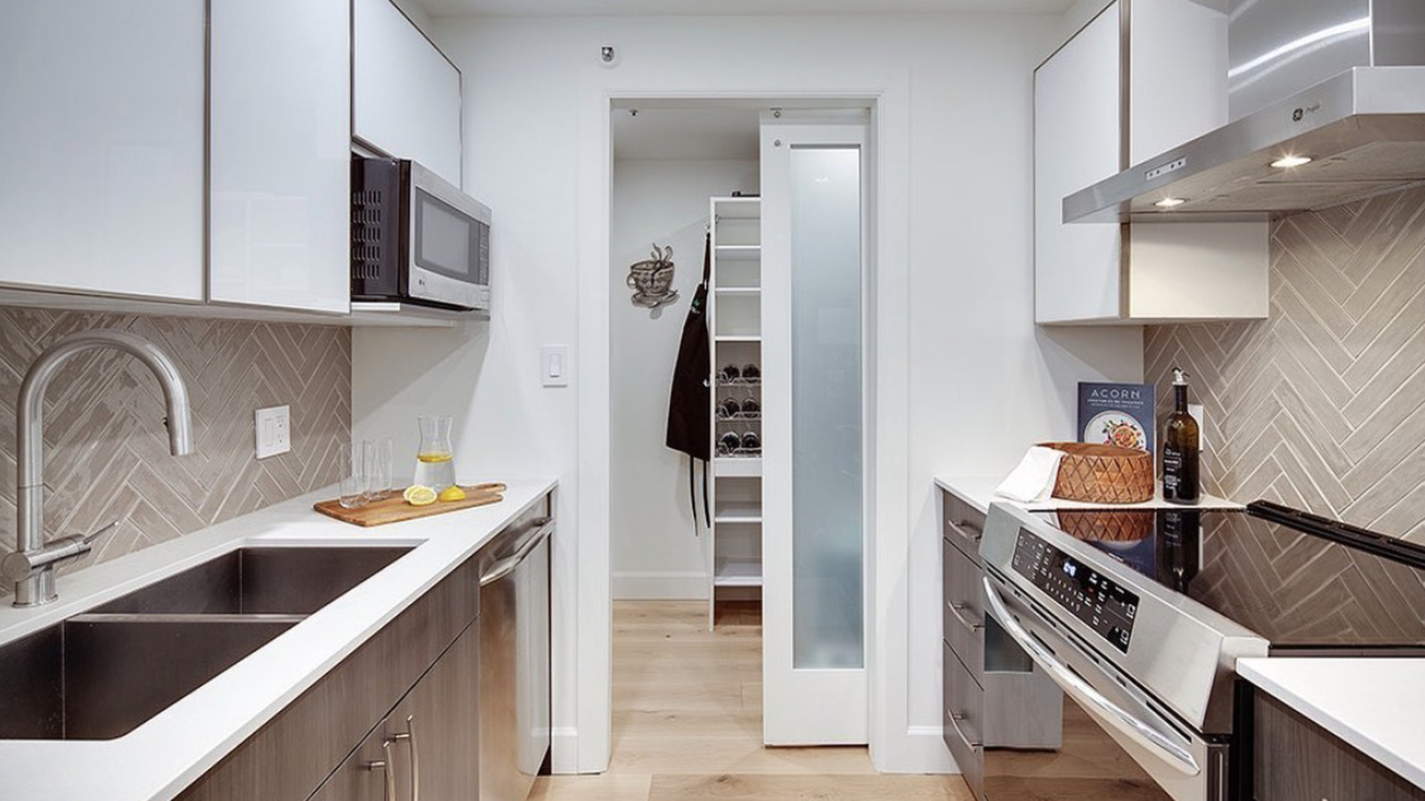 rule for designing a galley kitchen