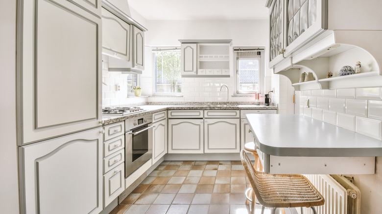 Retro galley kitchen 