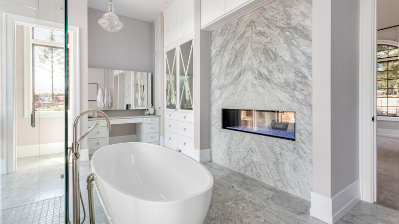 marble interior bathroom