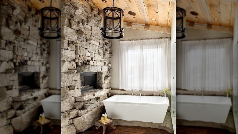 French country bathroom