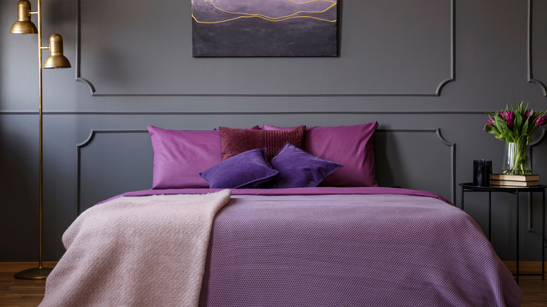 shades of purple bedding