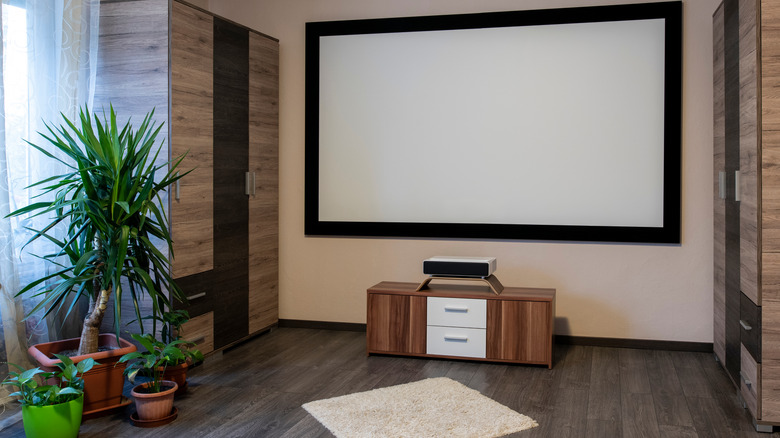 natural wood home theater 