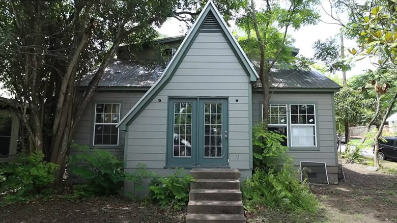 Overgrown house