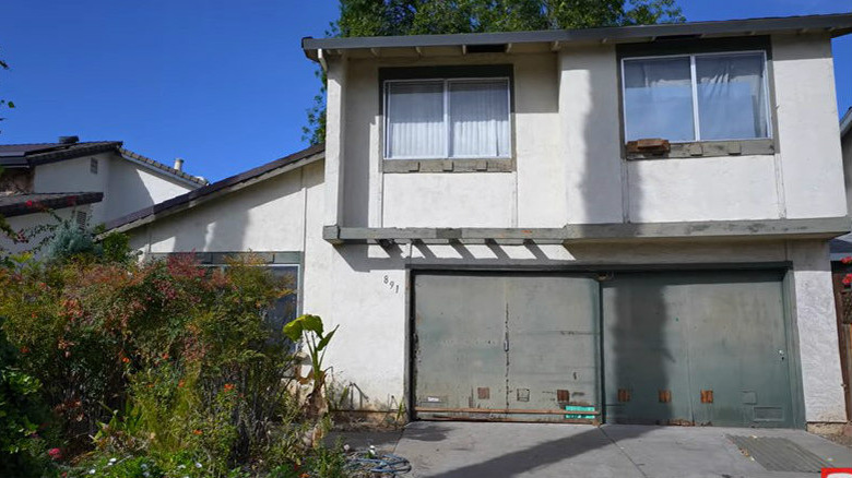 Rotted garage header 