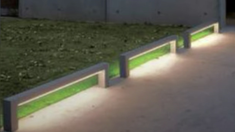 Modern concrete lights