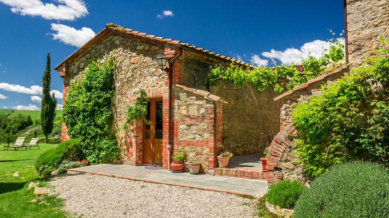 Spanish cottage exterior