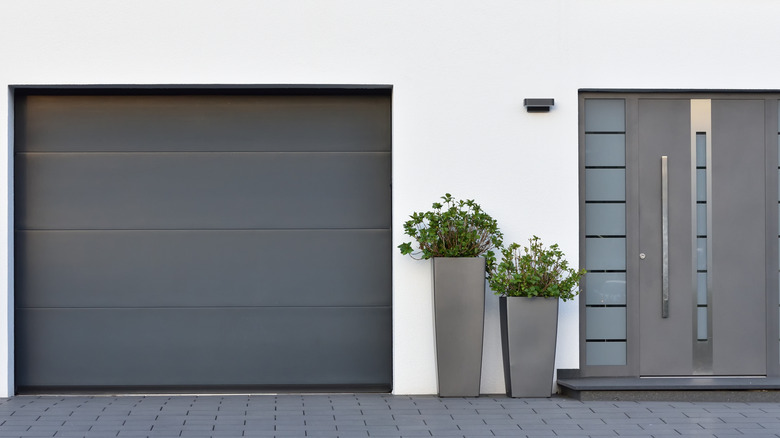 modern garage door