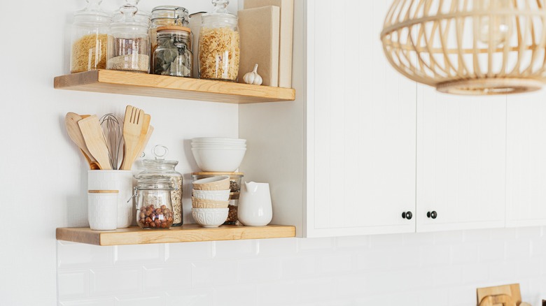 books in kitchen