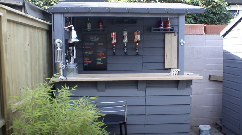 open air shed bar 