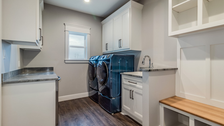 Mudroom and laundry room