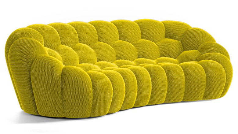 Bubble 2 sofa in chartreuse