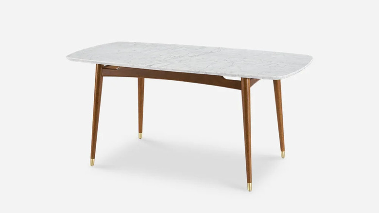 Mid-century marble dining table