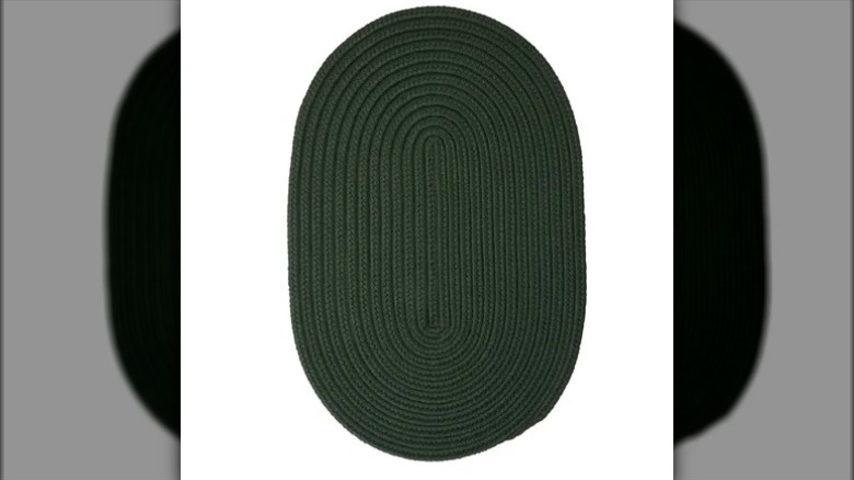 Forest green rug