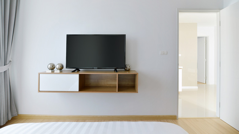 Television in bedroom