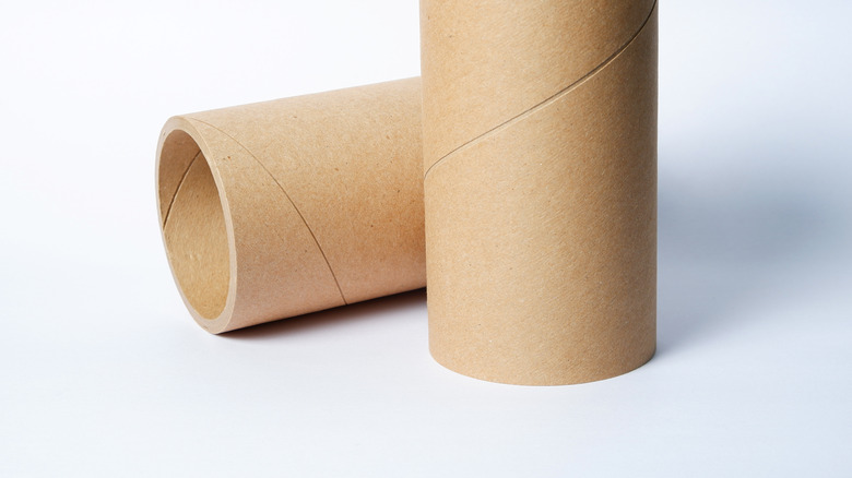 Closeup paper rolls