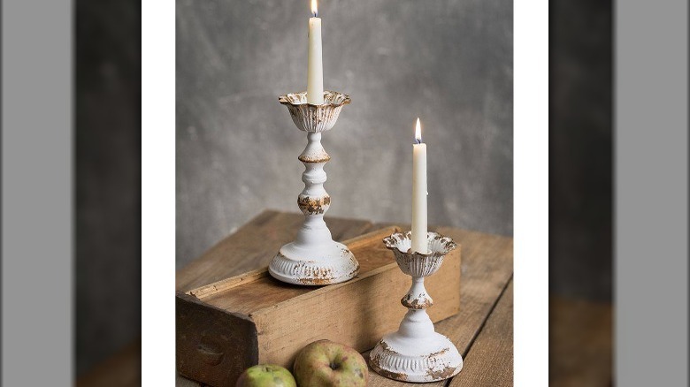 Vintage candle holders