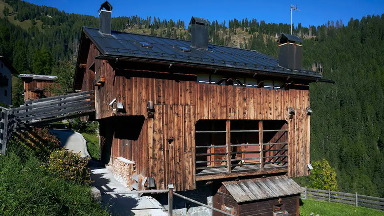 updated barn with bridge