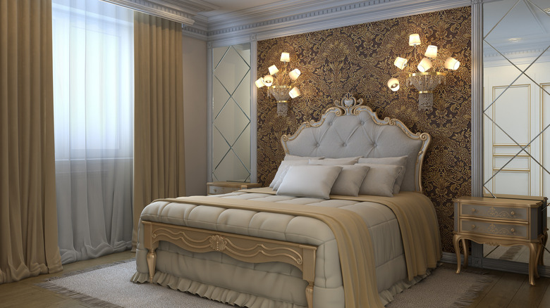 wallpaper in a bedroom