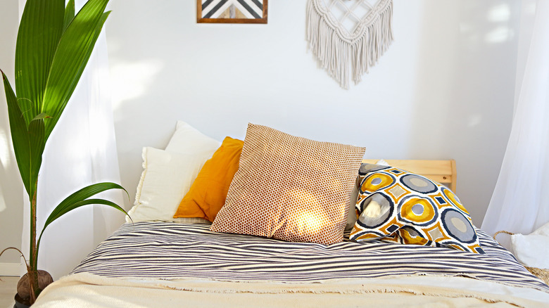 Boho style bedroom