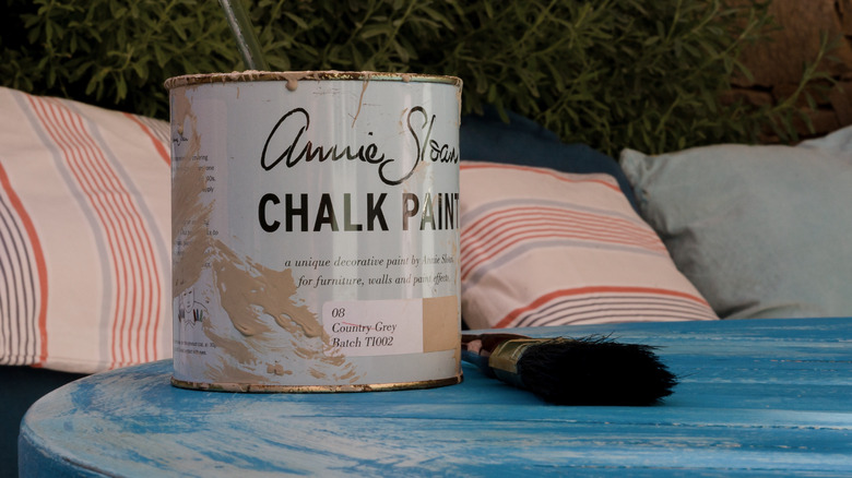 can of chalk paint