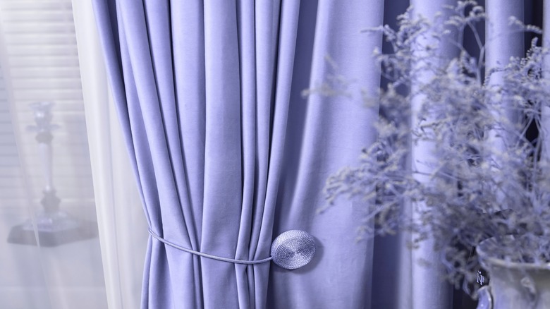 lavender curtains