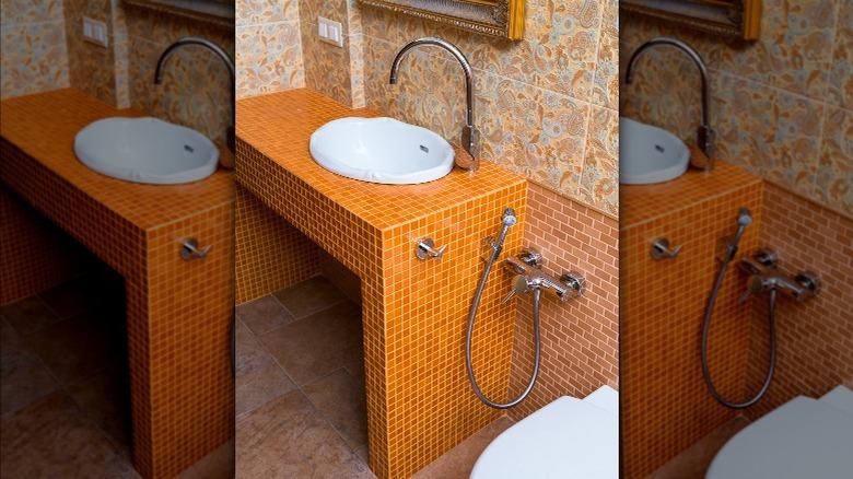 tiled bathroom 