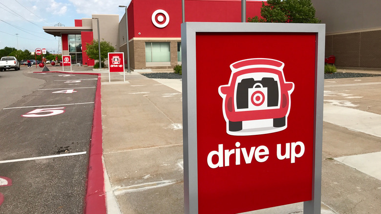 Target 'Drive Up' sign