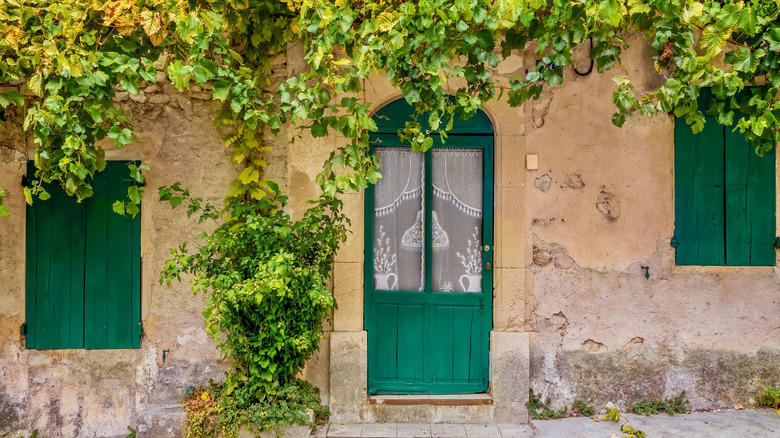 green french doors