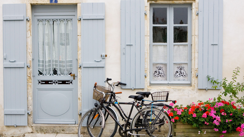  door with shutters