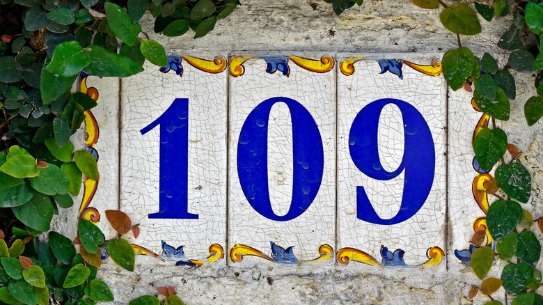 decorative address numbers