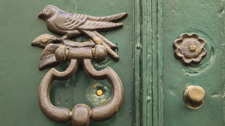 bird door knocker