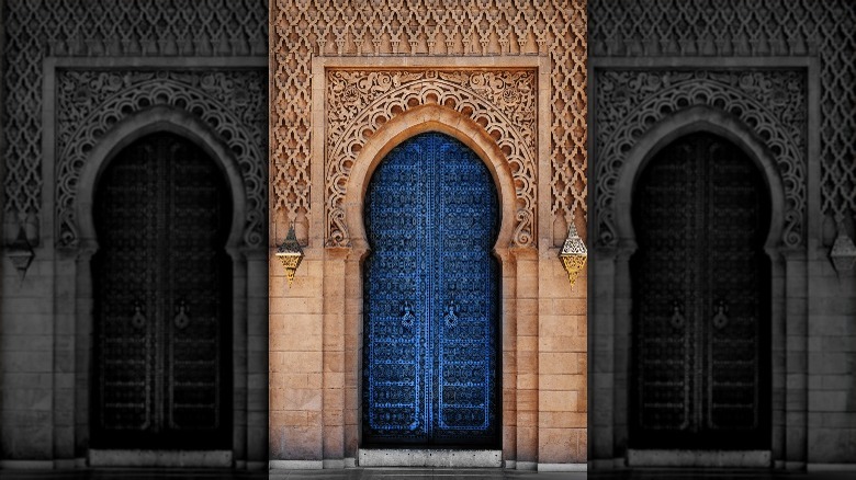 Arabian blue door 