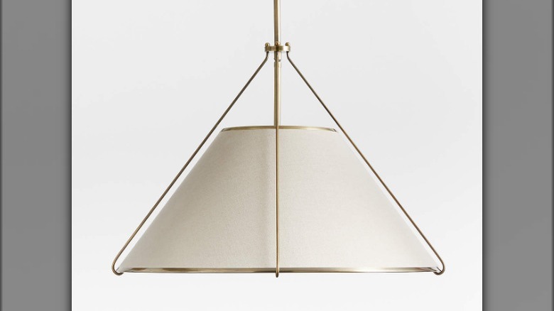 Taper shade pendant light