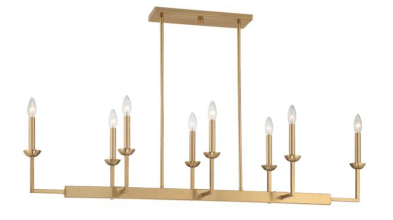 Golden candle chandelier 